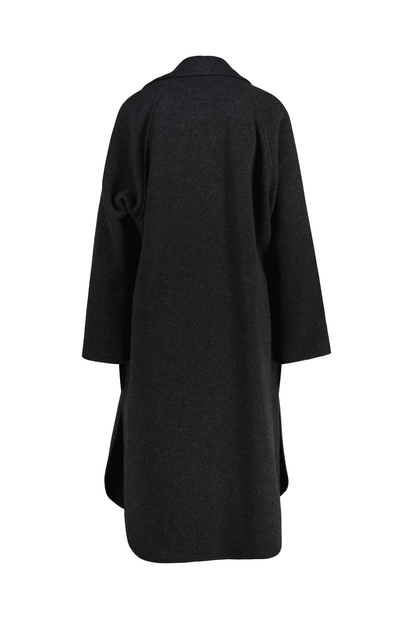 Cape-Mantel Relaxed Fit - 975-night grey melange - Grau