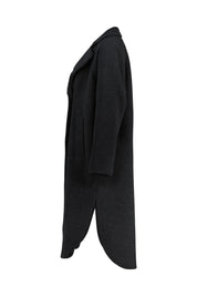 Cape-Mantel Relaxed Fit - 975-night grey melange - Grau