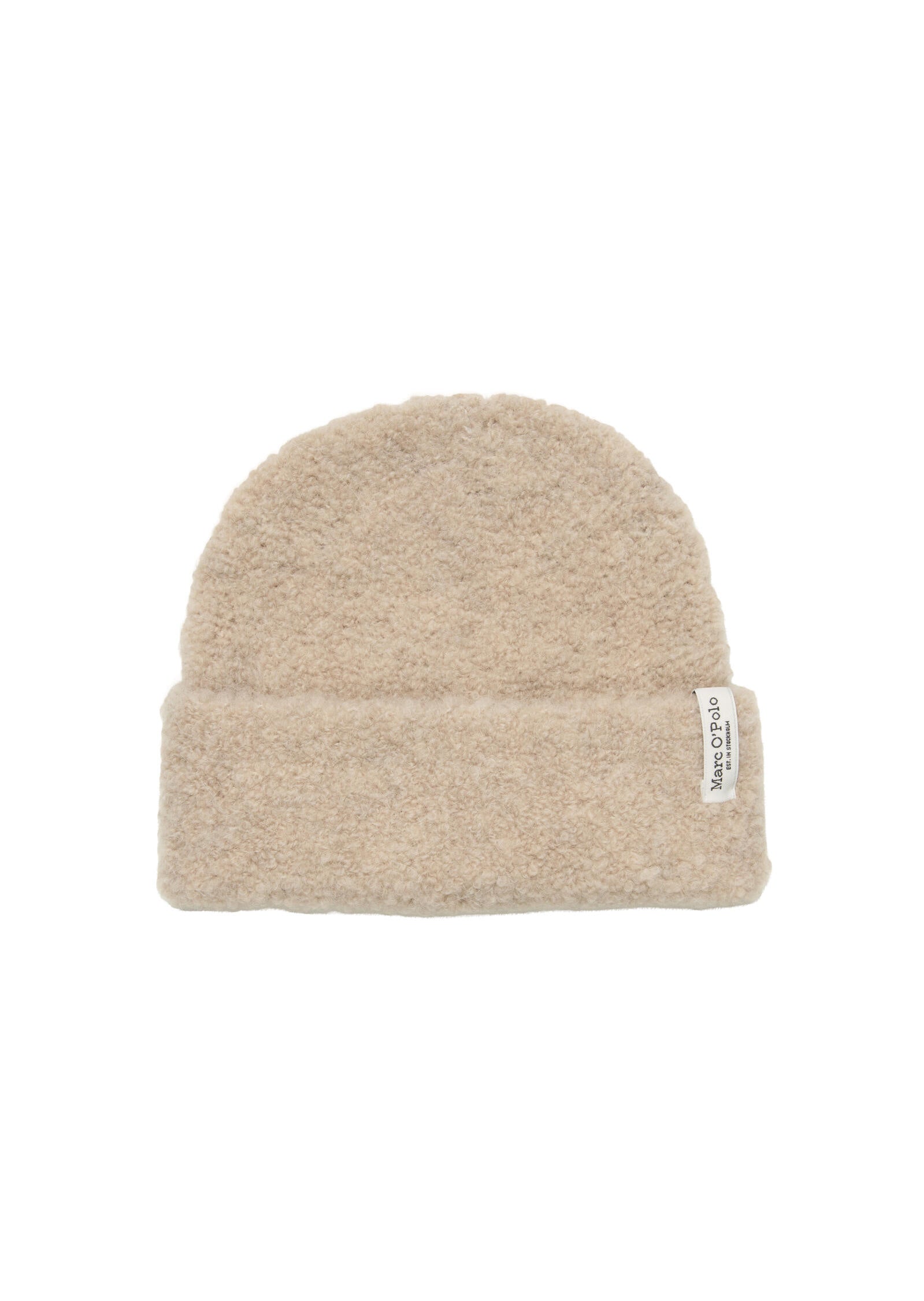 Teddymütze aus Wollmix - 915-chalky mauve melange - Beige