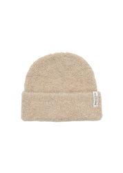 Teddymütze aus Wollmix - 915-chalky mauve melange - Beige