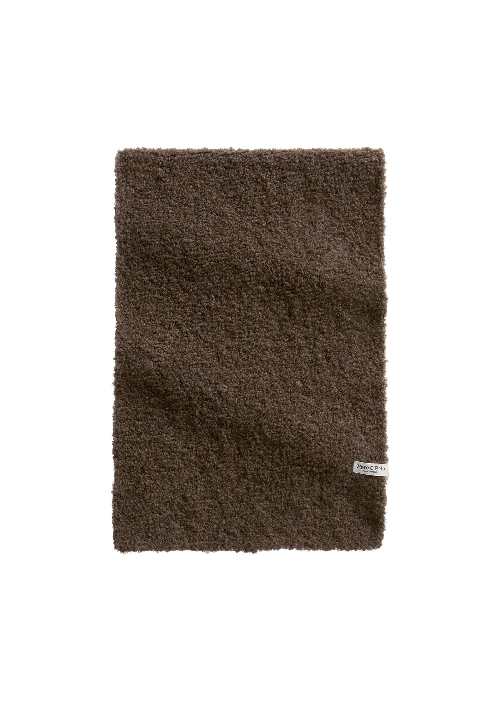Teddyschal aus Wollmix - 785-shaded brown melange - Braun