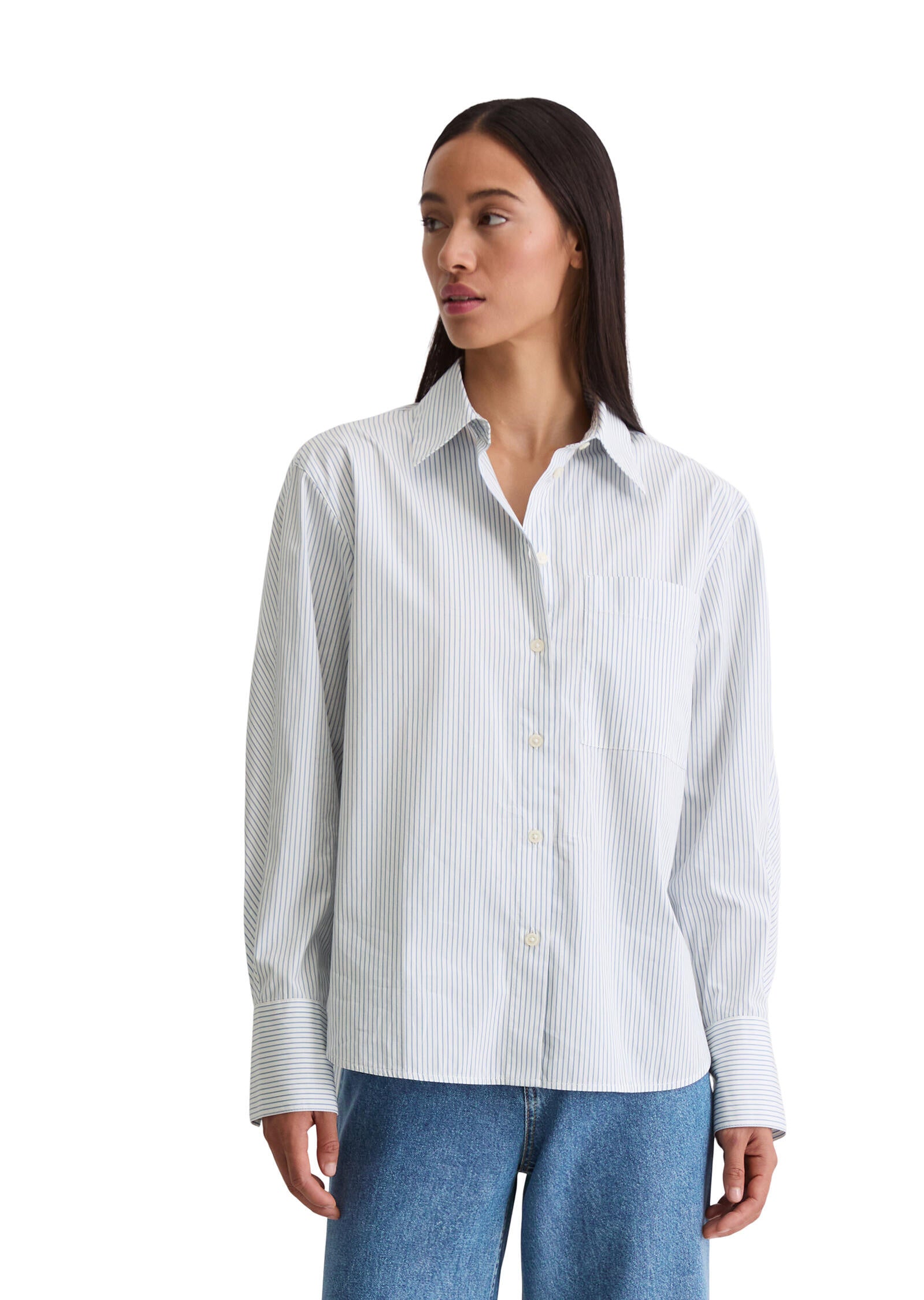 Freizeitbluse gestreift - 5138-Bright Blue_Multi_01