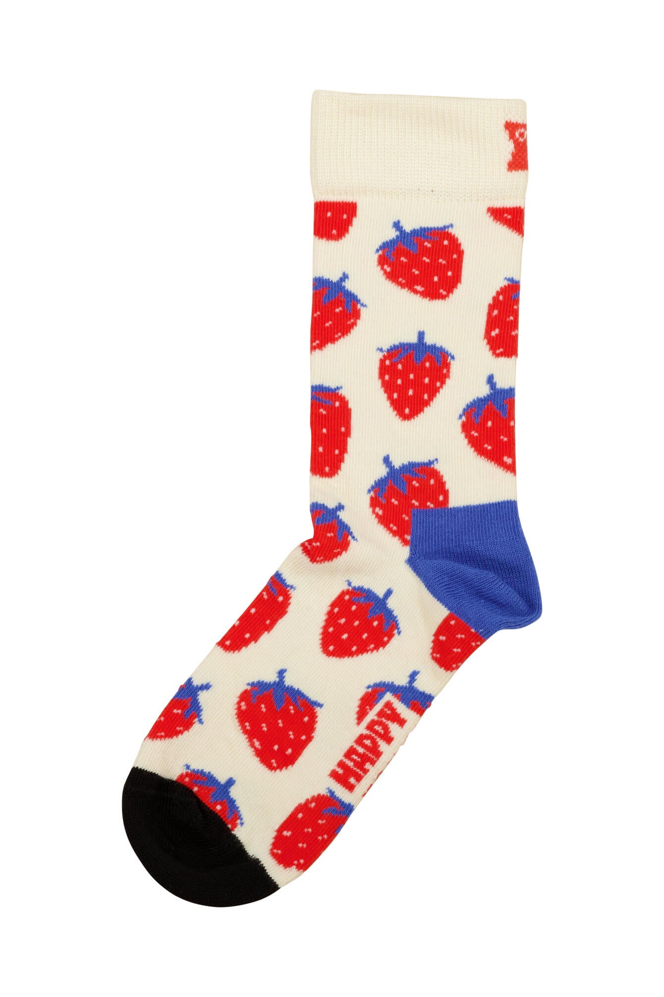 Socken mit Print - 1000 - Creme | Rot | Blau