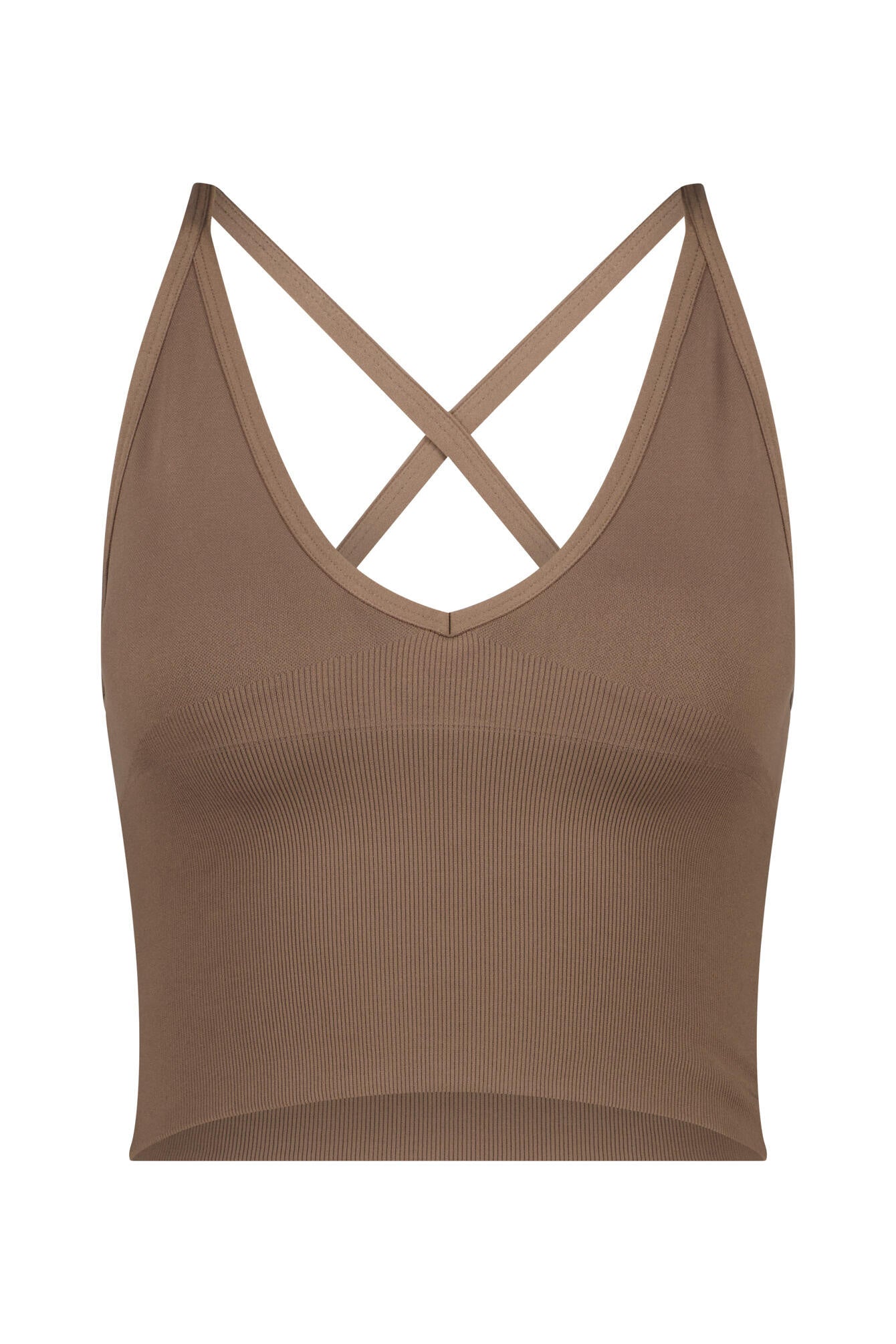 Sport-BH SEAMLESS SHAPE - 78-Macchiato - Braun