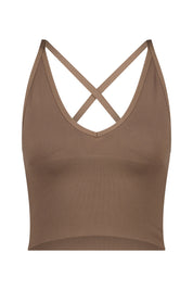 Sport-BH SEAMLESS SHAPE - 78-Macchiato - Braun