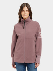 Fleecejacke - J05-Faded Wine - Violett