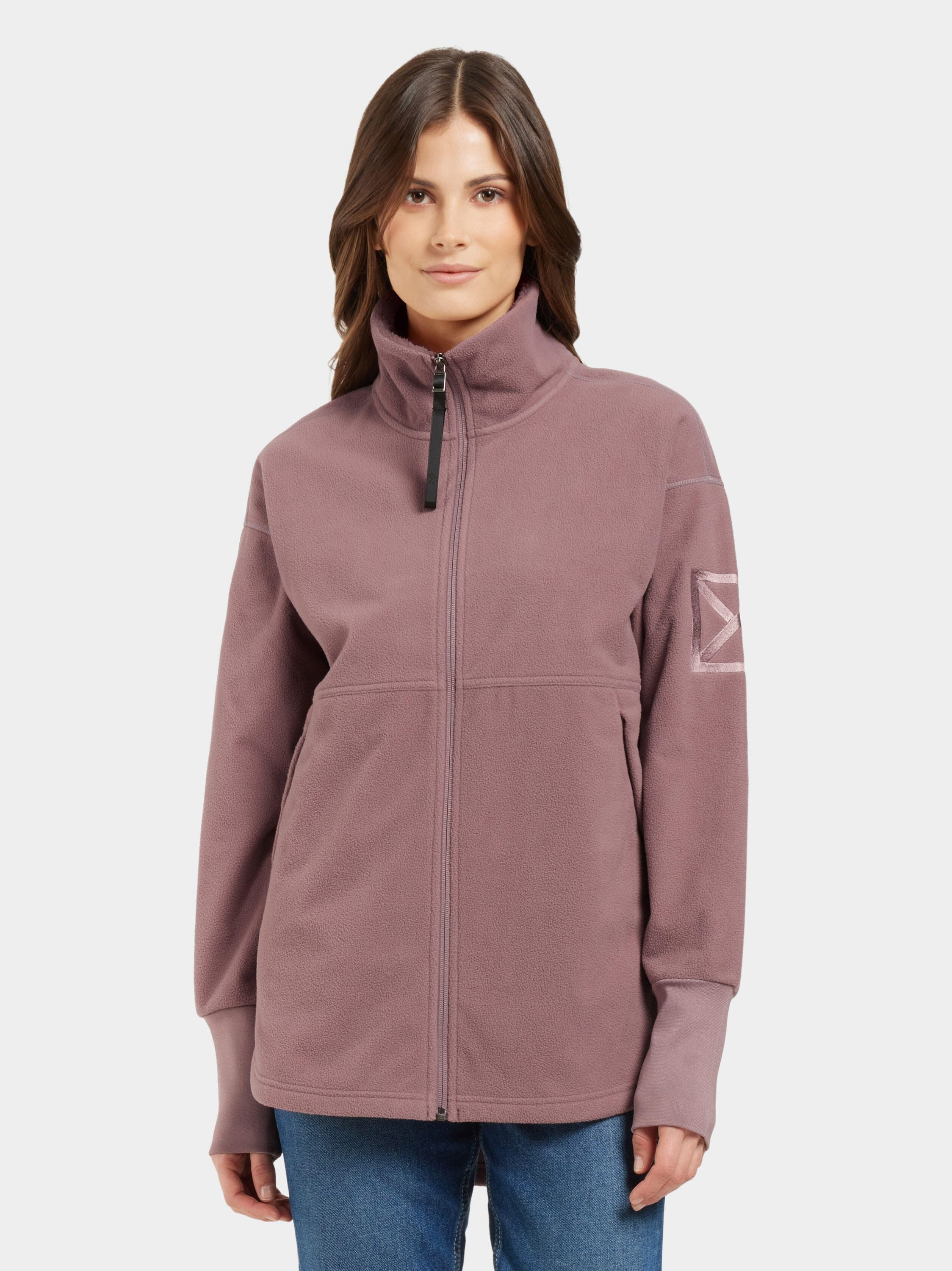 Fleecejacke - J05-Faded Wine - Violett