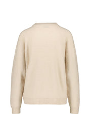 Strickpullover aus Wollmix - 85-Eggshell - Beige