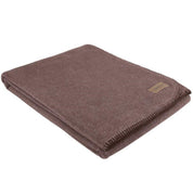 Wohndecke EDELVELOURS 100x150 - dunkelbraun - Braun