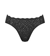 Slip mit hohem Beinausschnitt - 0004 BLACK - Schwarz