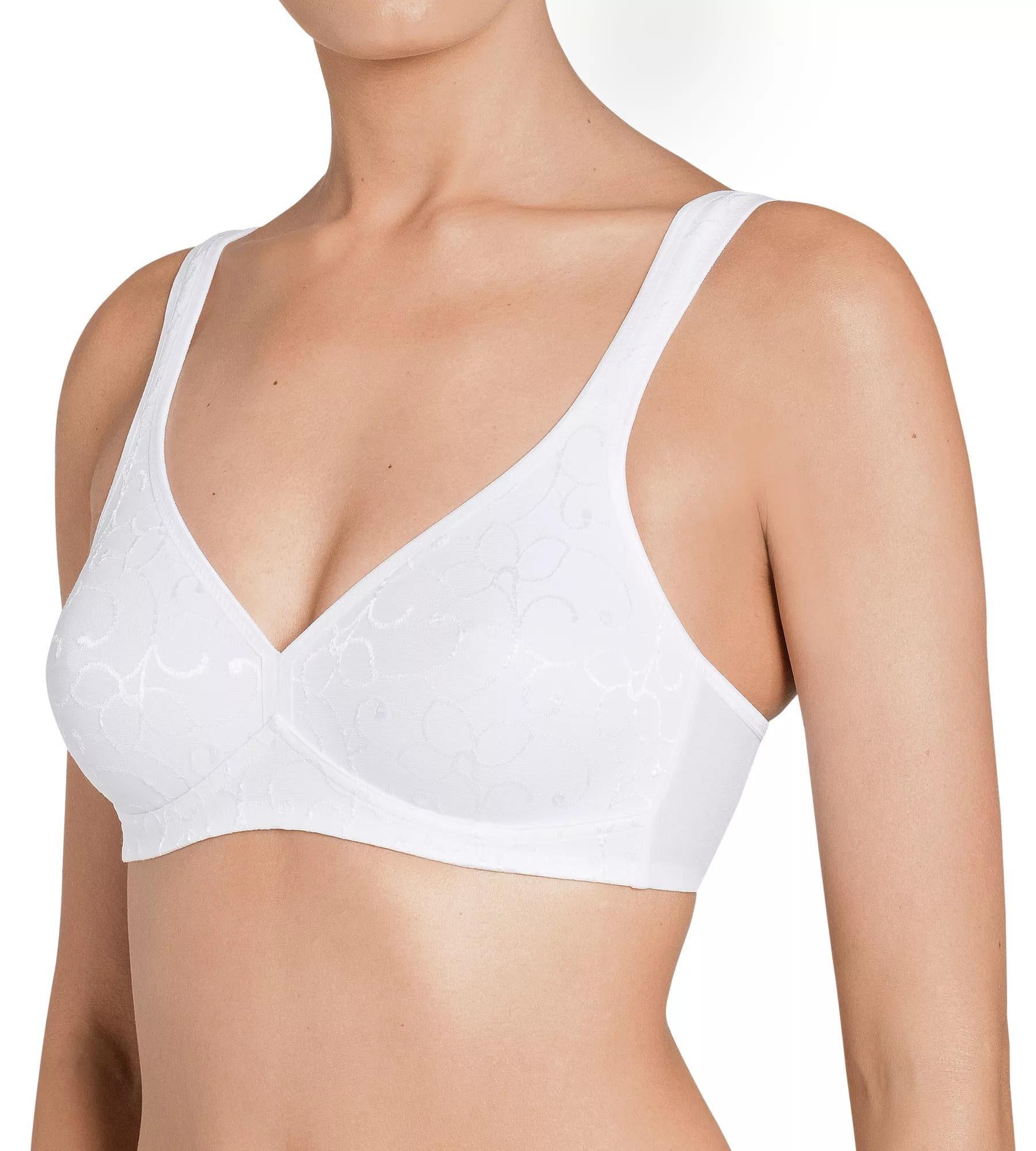 Bügelloser BH Elegant Cotton N - 0003 WHITE - Weiß