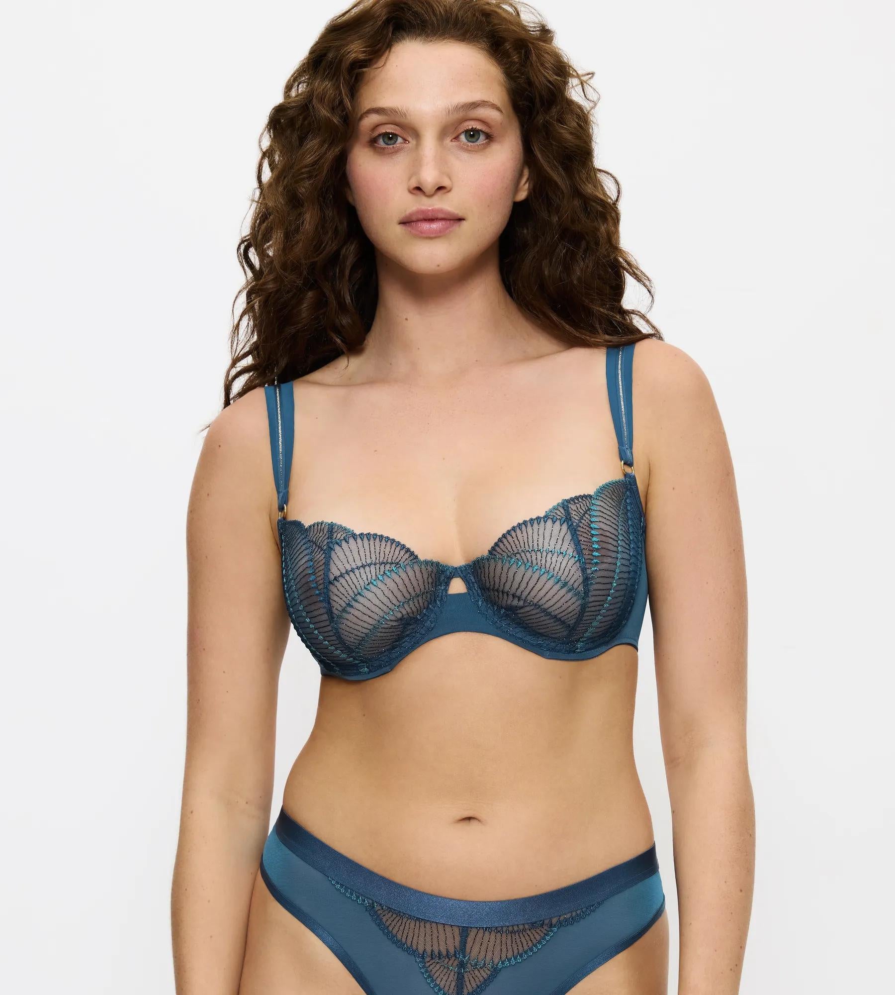 Balconette-BH PALINA SEA FULL OF STARS - 1692 SMOKY BLUE - Blau