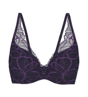 Body Make-Up Illusion Lace Bügel BH - 00TS PRUSSIAN BLUE - Violett
