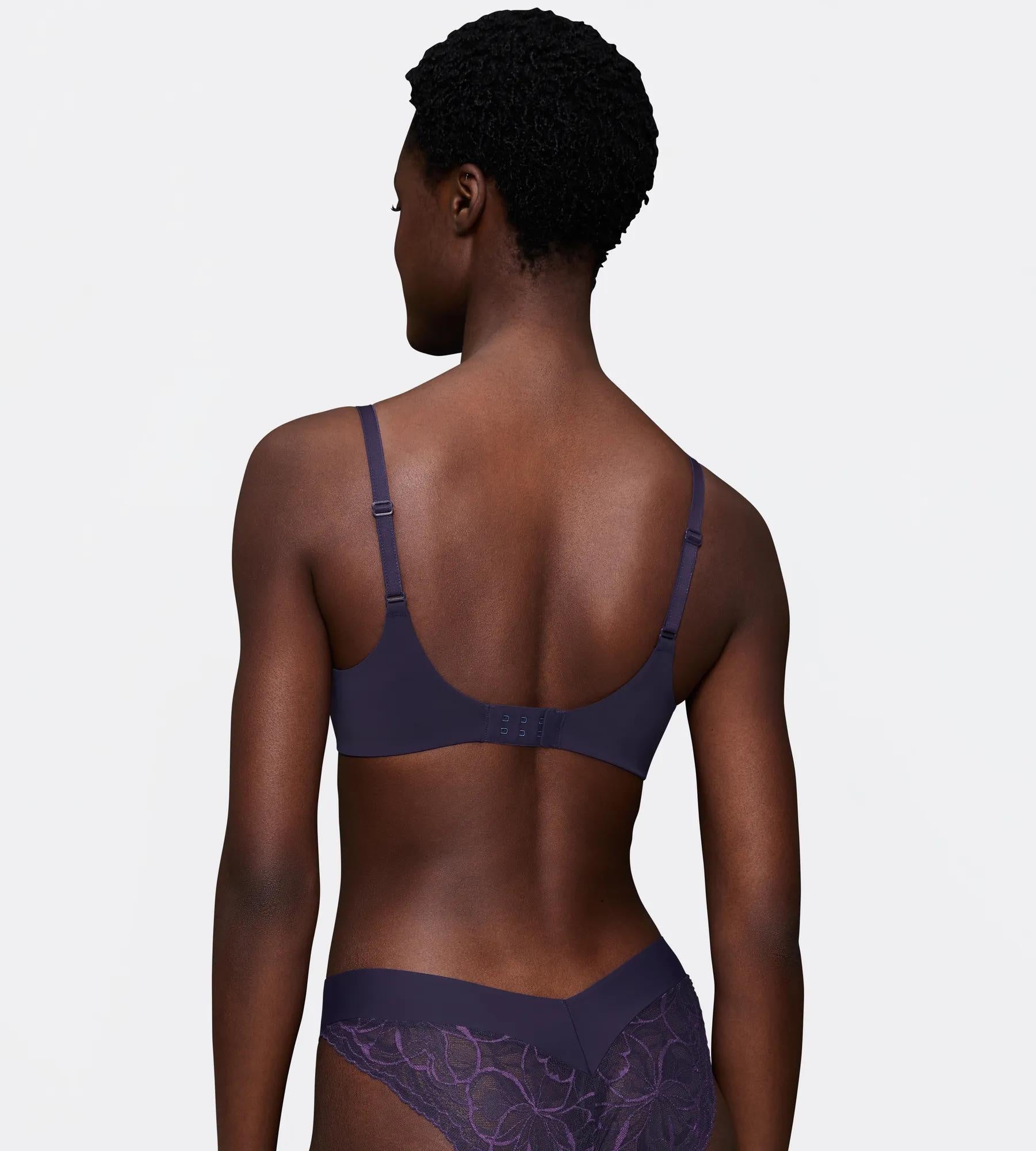 Body Make-Up Illusion Lace Bügel BH - 00TS PRUSSIAN BLUE - Violett