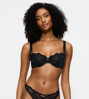 Bügel-BH PALINA MOONLIGHT KISS - 0004 BLACK - Schwarz