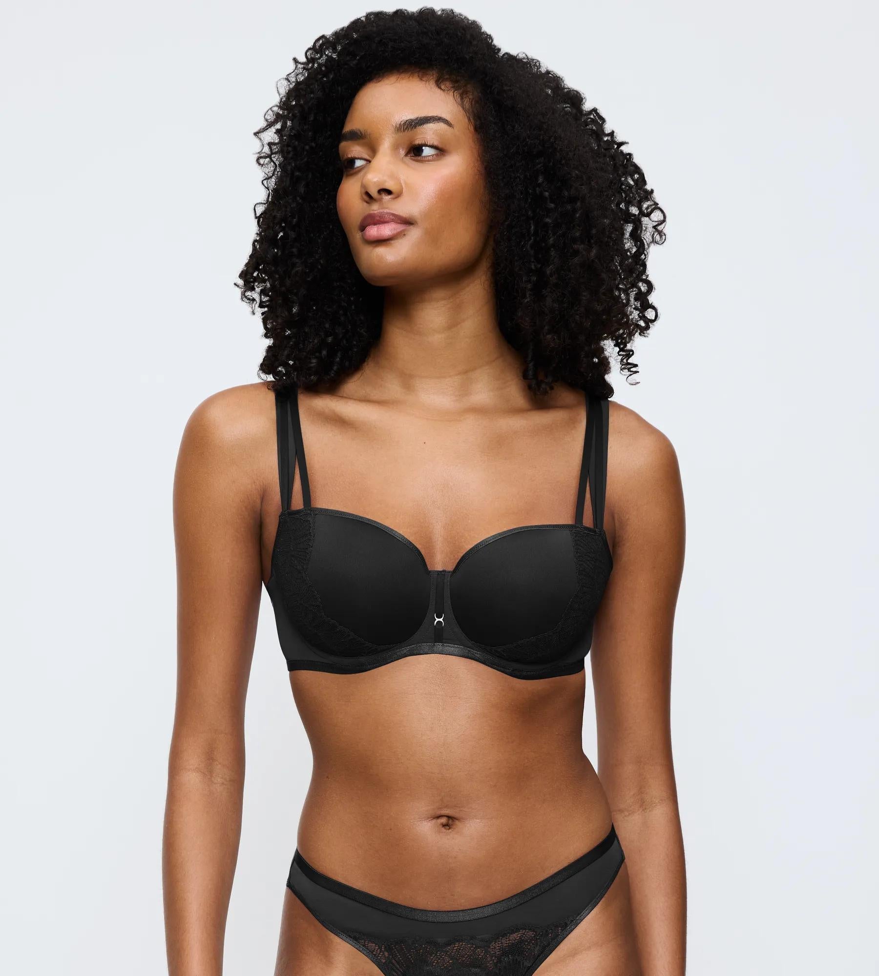 Spacer-BH PALINA MOONLIGHT KISS - 0004 BLACK - Schwarz
