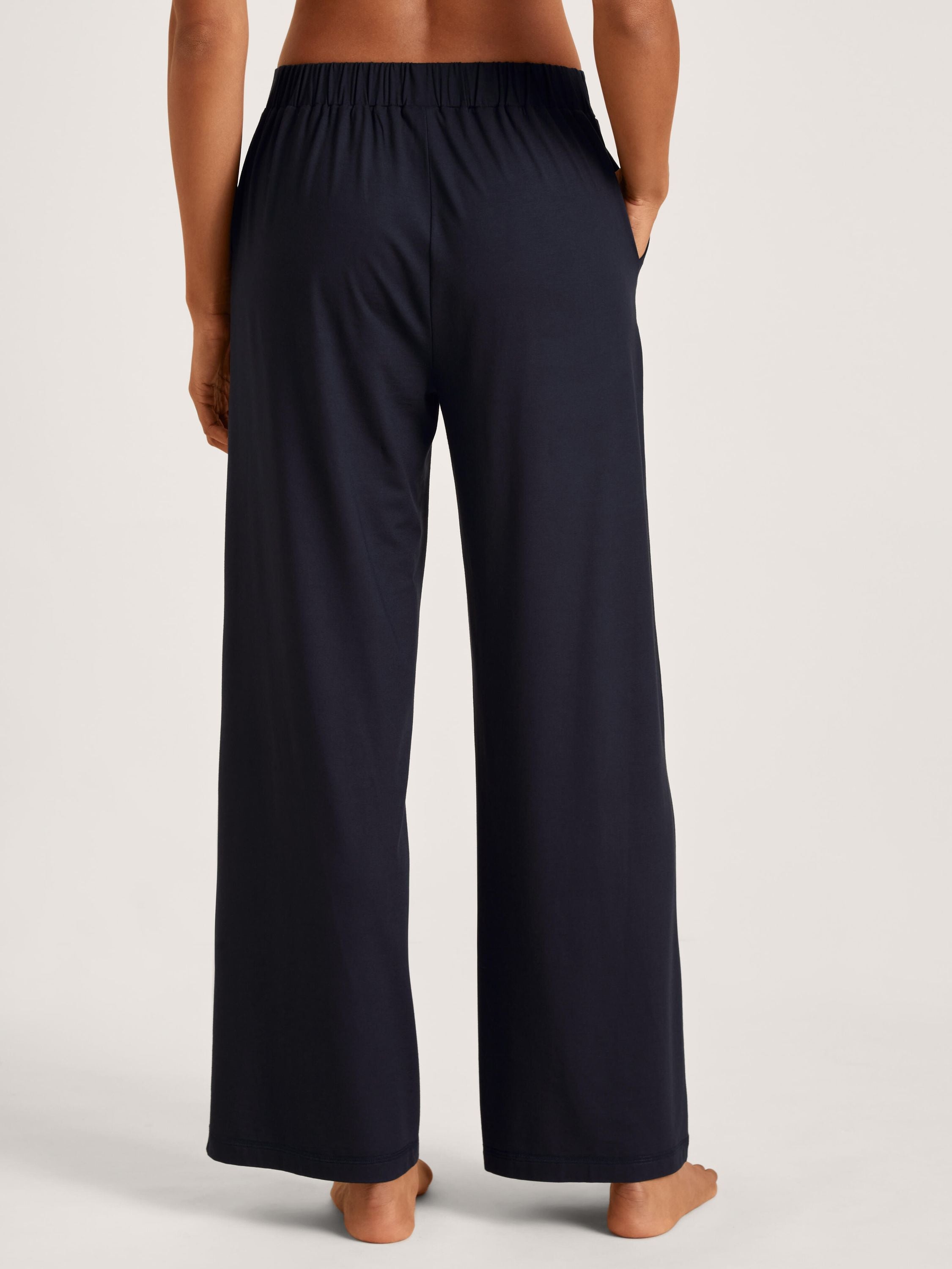 Pyjamahose Loose Fit - 339-dark lapis blue - Blau