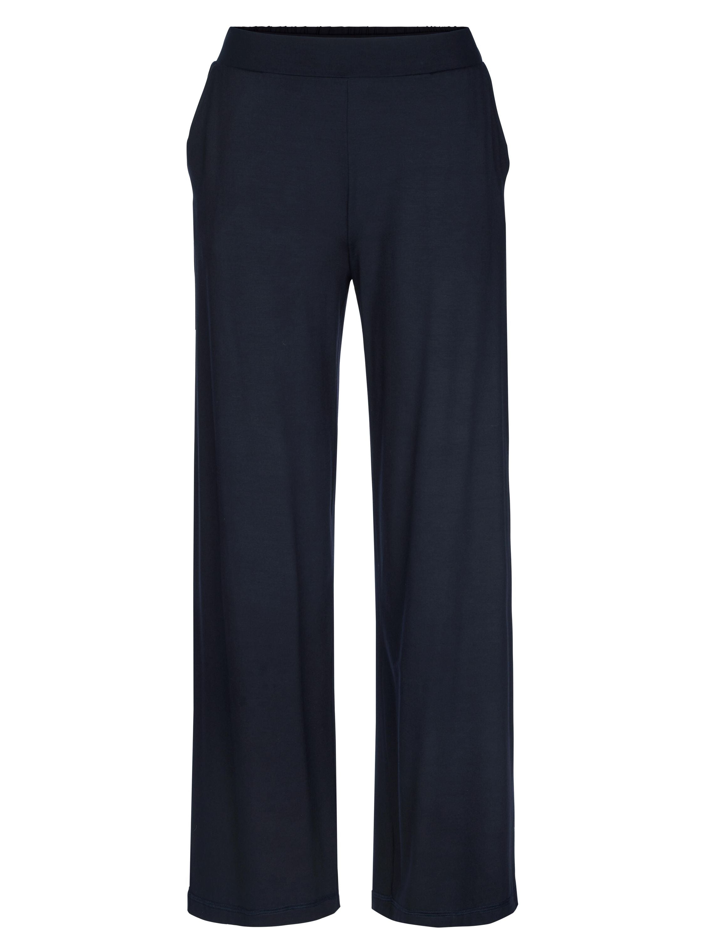 Pyjamahose Loose Fit - 339-dark lapis blue - Blau