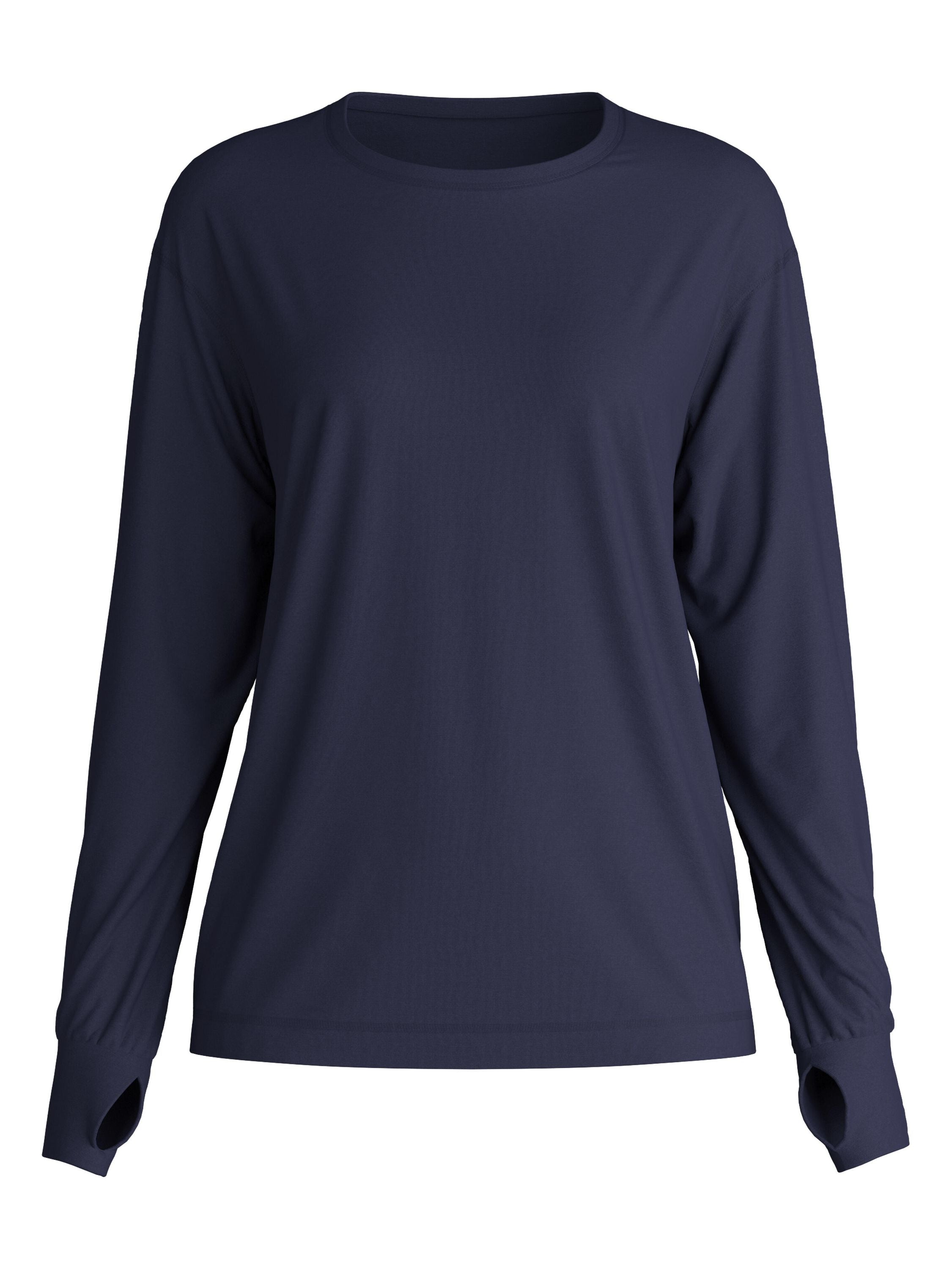 Langarmshirt - 459 evening blue - Blau