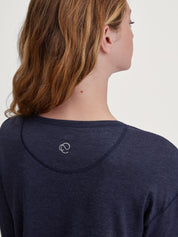 Langarmshirt - 459 evening blue - Blau
