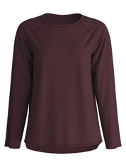 Langarmshirt - 227 black cherry - Rot