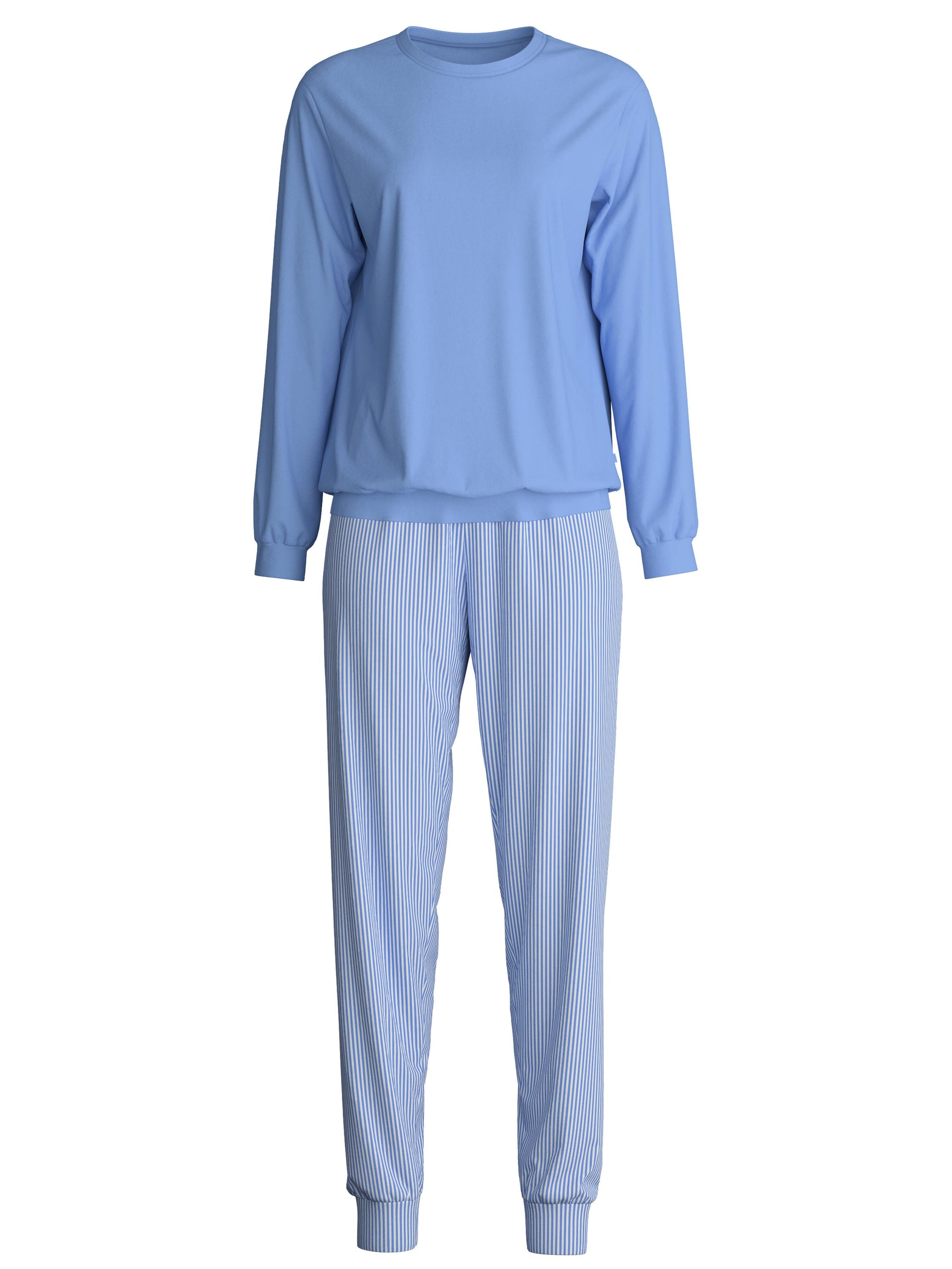 Pyjama Set - 399-hydrangea blue - Blau