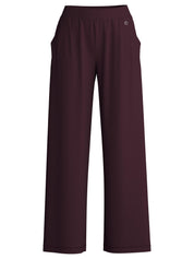 Pyjamahose Loose Fit - 227 black cherry - Rot