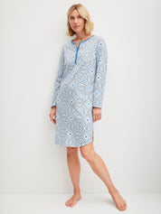 Nachtkleid - 302 riviera blue - Blau