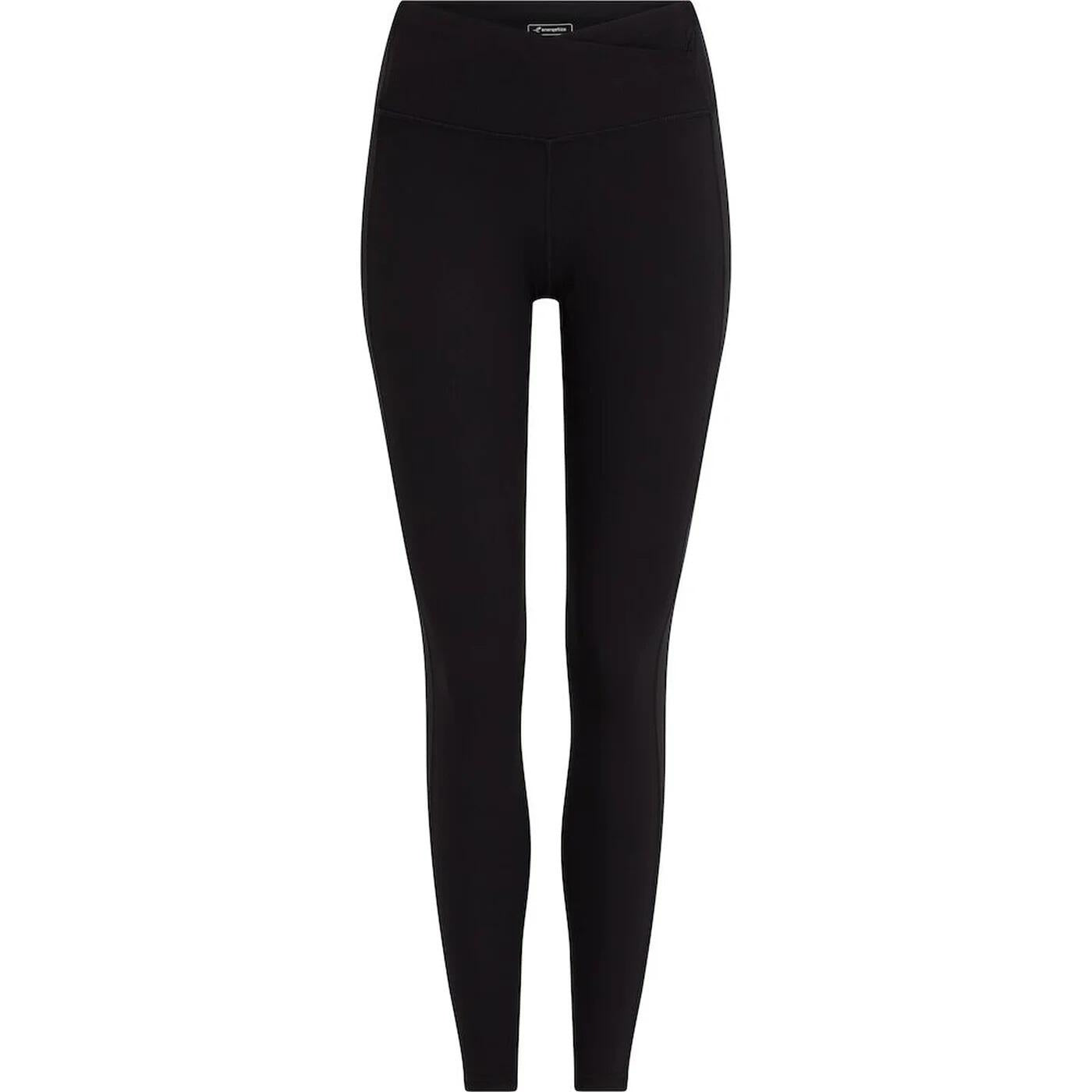 Trainings Tights mit Logoprint - 050-BLACK - Schwarz