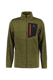 Melierte Unterziehjacke - 900-MELANGE/OLIVE - Khaki | Schwarz