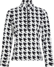 Fleece-Pullover DORA II - 903-AOP/WHITE - Schwarz | Weiß