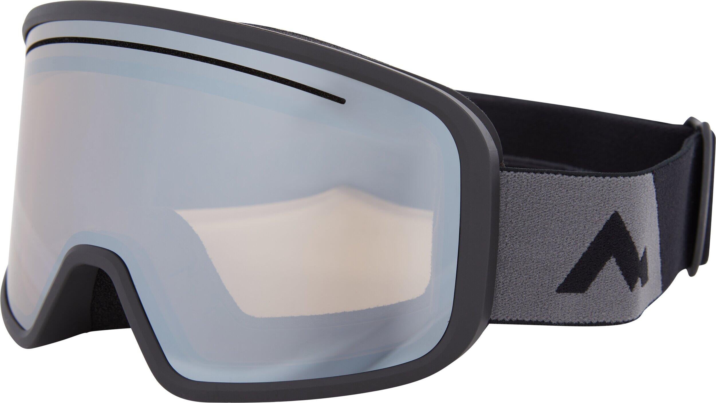 Skibrille BASE PLUS MICROSPEC2 - 900-BLACK/GREY - Schwarz