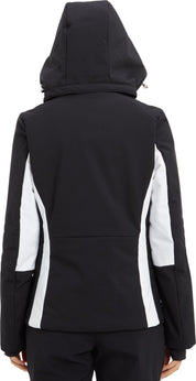 Skijacke IDA II mit abnehmbarer Kapuze - 057-BLACK NIGHT - Schwarz | Weiß