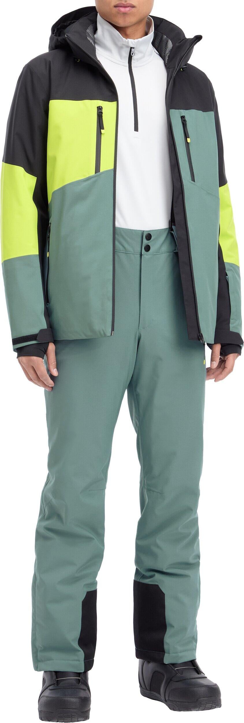 Skijacke DEXTER M mit abnehmbarer Kapuze - 602-BLUE SMOKE - Blau