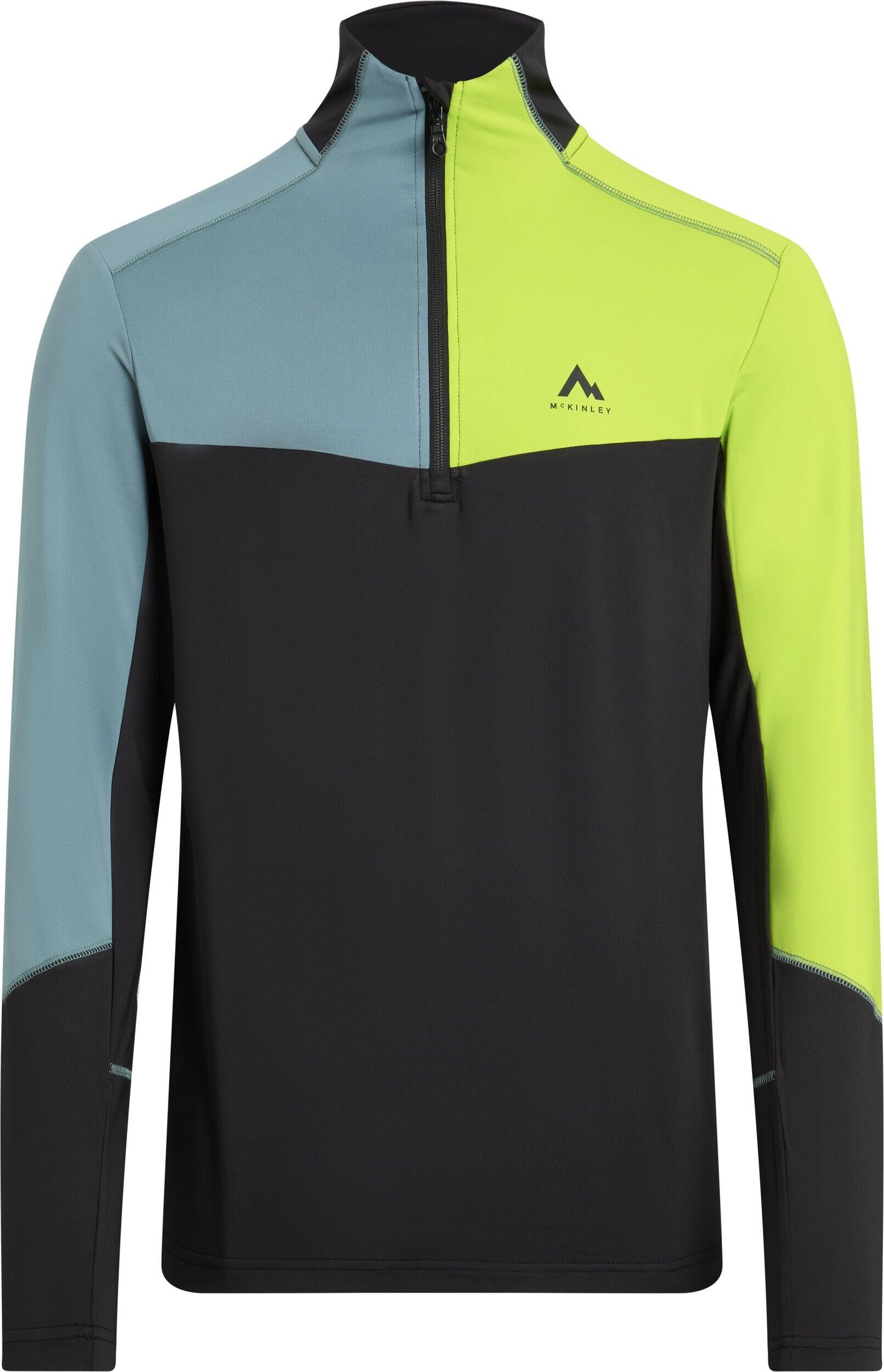 Unterziehjacke FUDJI - 904-BLACK NIGHT/GREEN LI - Schwarz