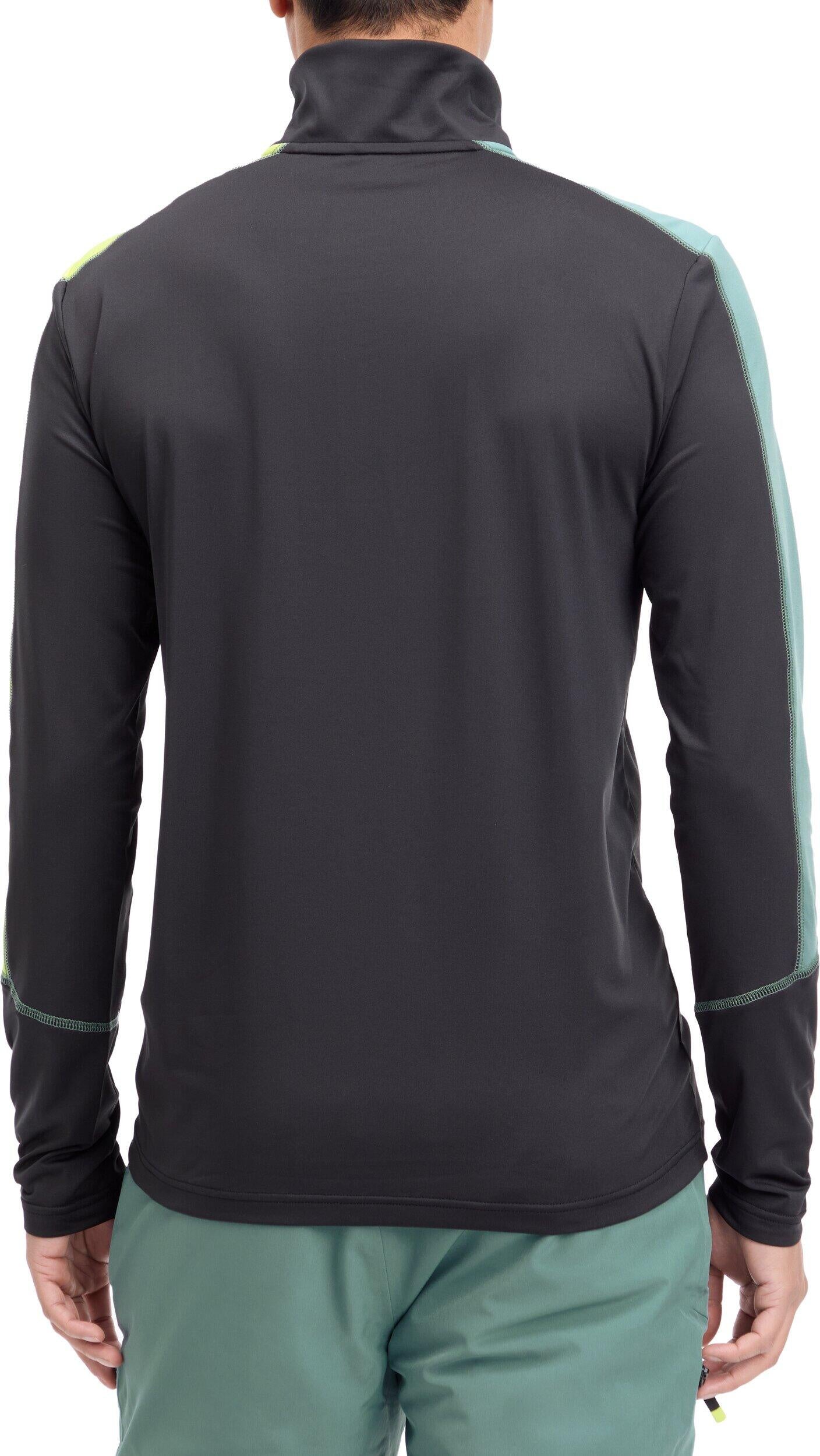 Unterziehjacke FUDJI - 904-BLACK NIGHT/GREEN LI - Schwarz