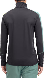 Unterziehjacke FUDJI - 904-BLACK NIGHT/GREEN LI - Schwarz