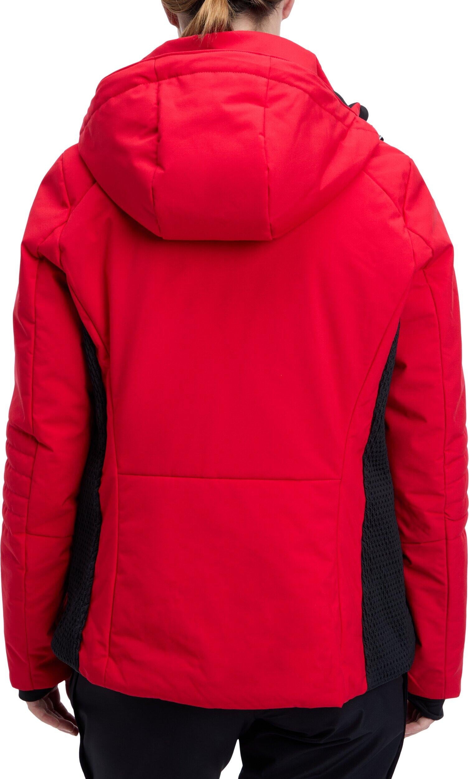 Skijacke IDA II mit abnehmbarer Kapuze - 901-RED/BLACK NIGHT - Rot
