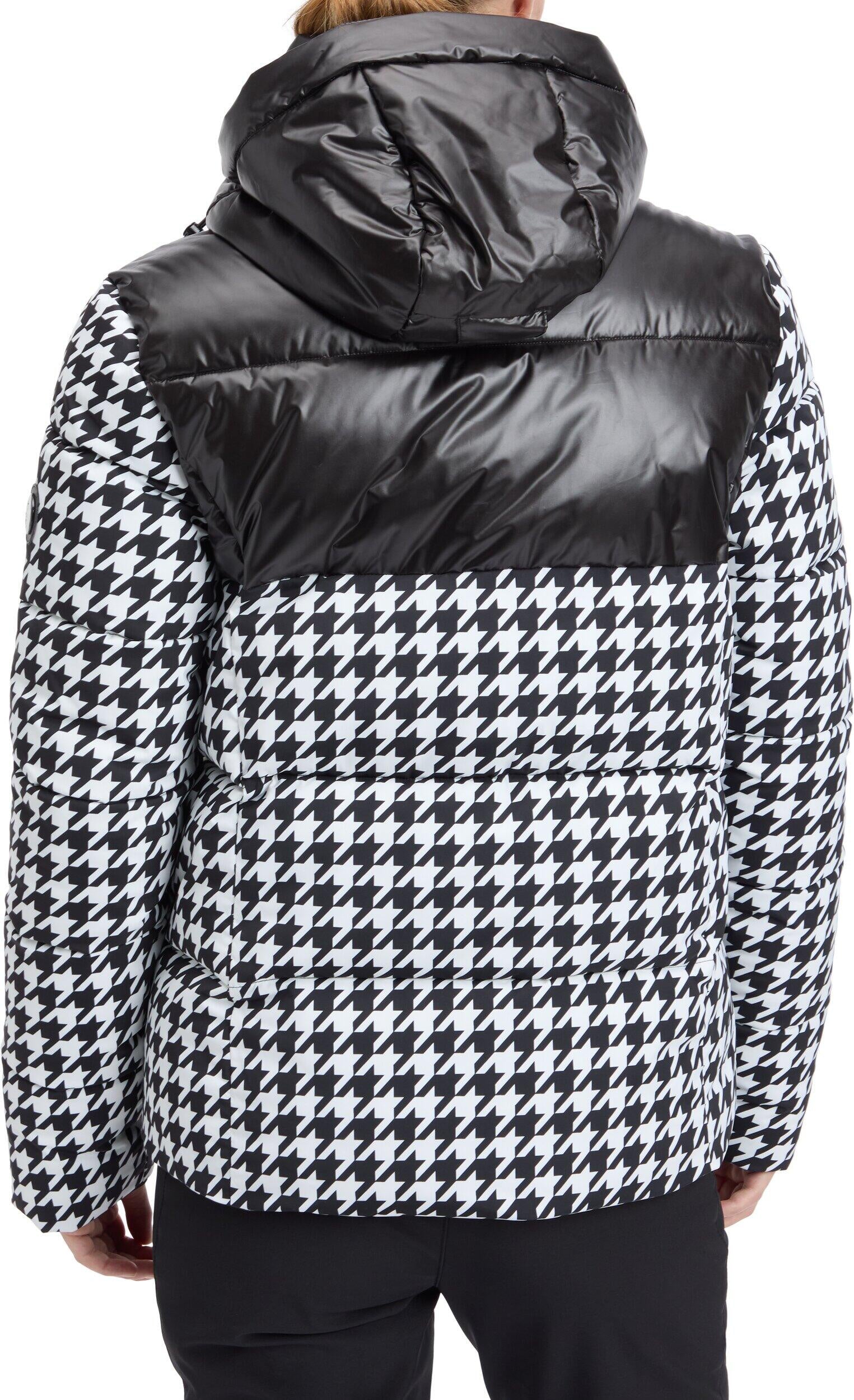 Skijacke SIENNA II W - 903-AOP/BLACK NIGHT - Schwarz | Weiß