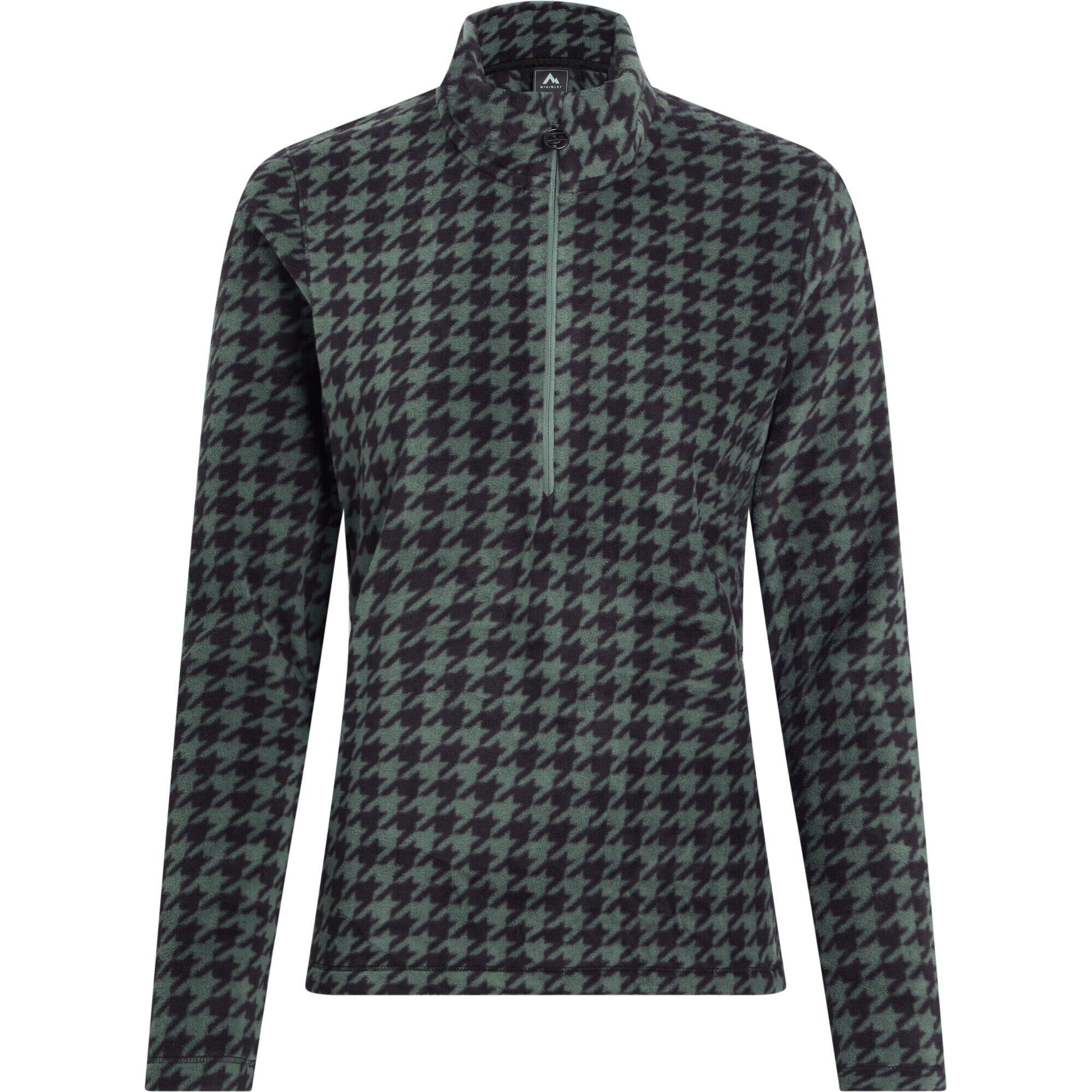 Fleece-Pullover DORA II - 907-907 AOP/GREEN DARK - Grün