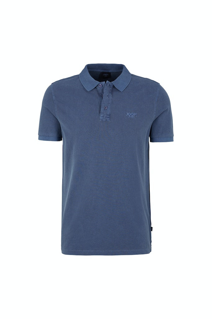 Poloshirt aus Baumwolle - 447-TurquoiseAqua - Blau