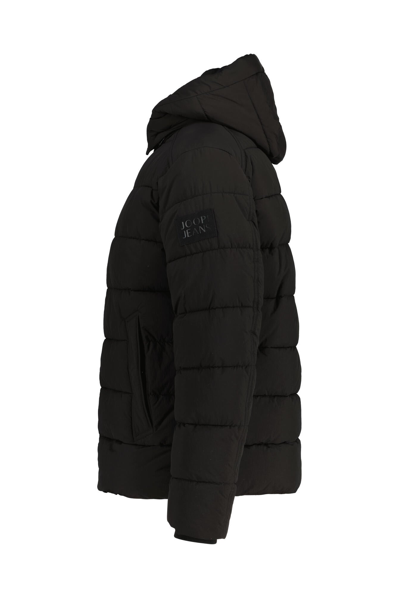 Steppjacke JOSHAS mit abnehmbarer Kapuze - 001-Black - Schwarz