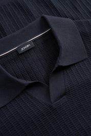 Strickpullover aus Baumwollmix - 402 - Blau