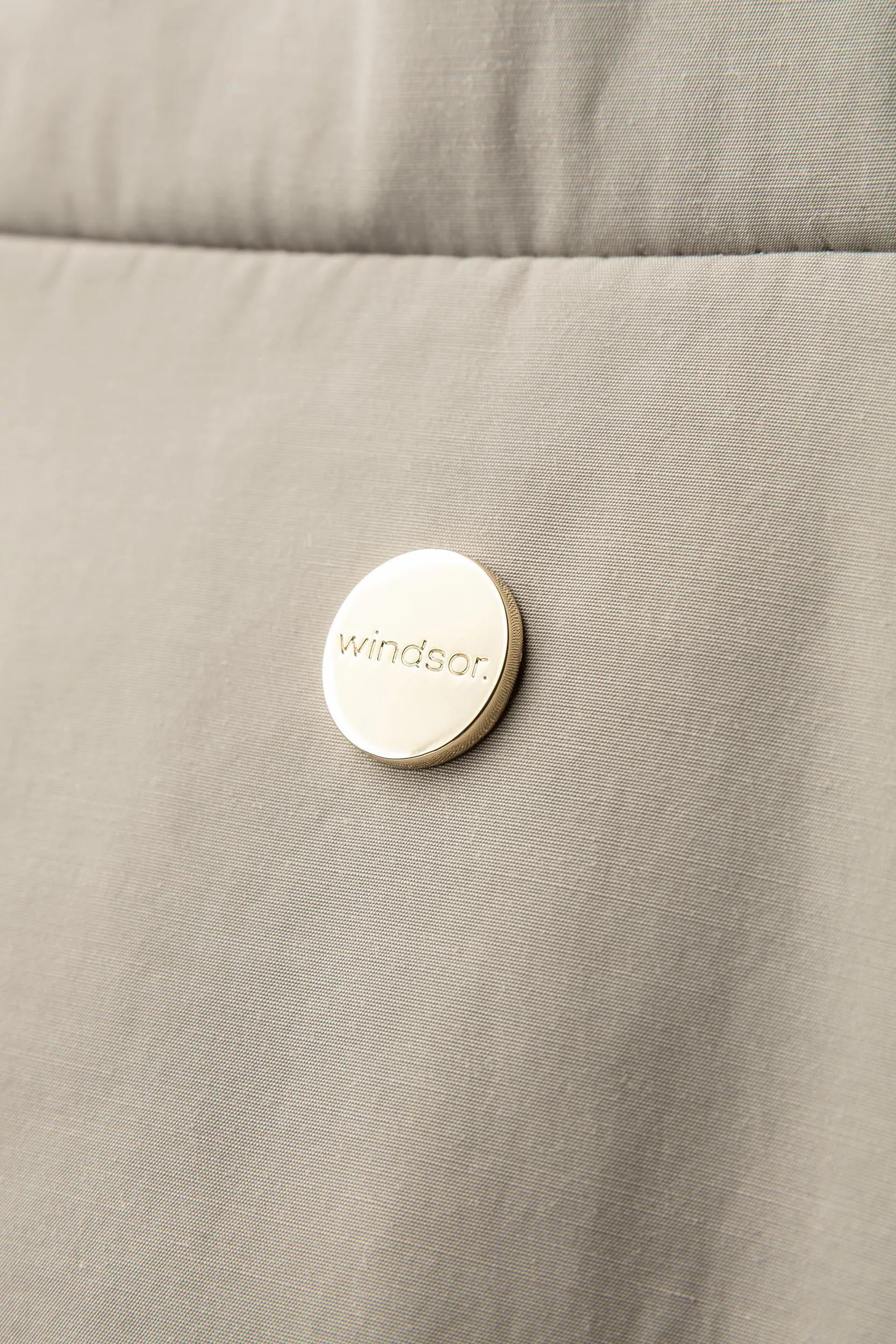 Übergangsjacke mit Stehkragen - Dark Beige 251 - Grau