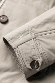 Übergangsjacke mit Stehkragen - Dark Beige 251 - Grau