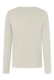 Strickpullover aus Baumwolle - 102-Natural 102 - Weiß