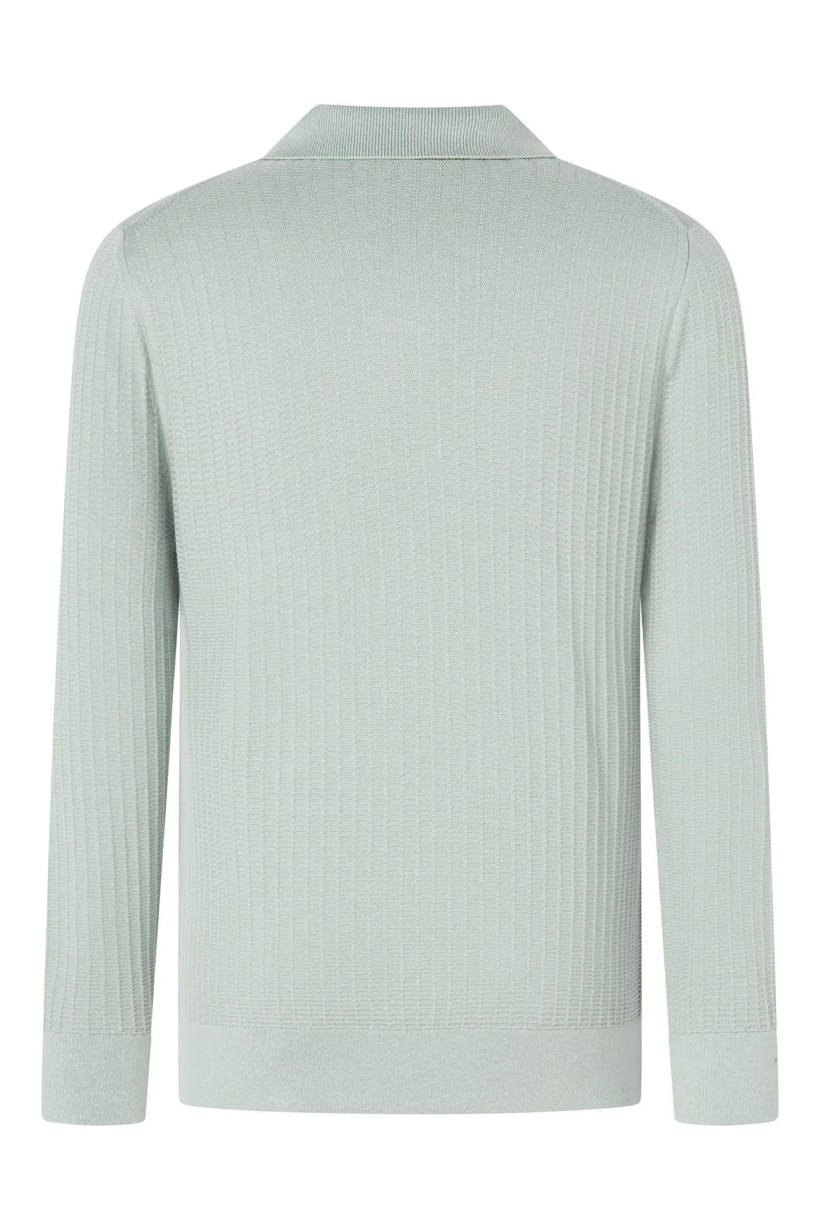 Strickpullover aus Baumwollmix - 340 - Türkis