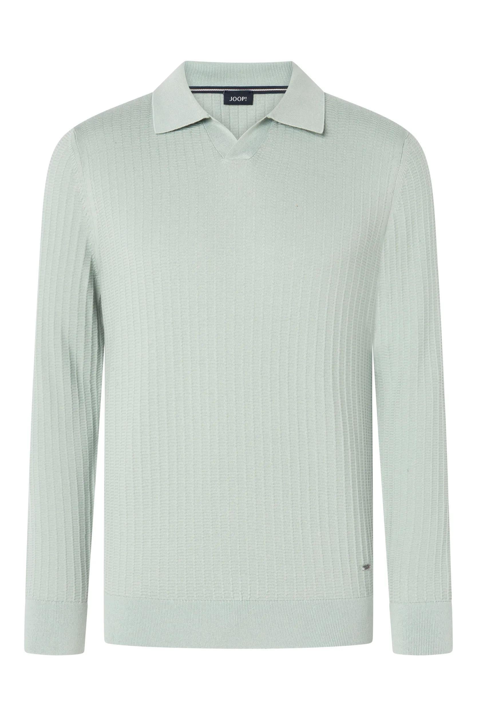 Strickpullover aus Baumwollmix - 340 - Türkis