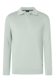 Strickpullover aus Baumwollmix - 340 - Türkis