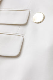 Blazer aus Schurwolle Relaxed Fit - Open White 118 - Creme